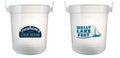 32 oz Plastic Rum Buckets with Custom Sticker