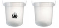 32 oz Plastic Rum Buckets with Custom Sticker