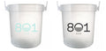 32 oz Plastic Rum Buckets with Custom Sticker
