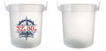 32 oz Plastic Rum Buckets with Custom Sticker