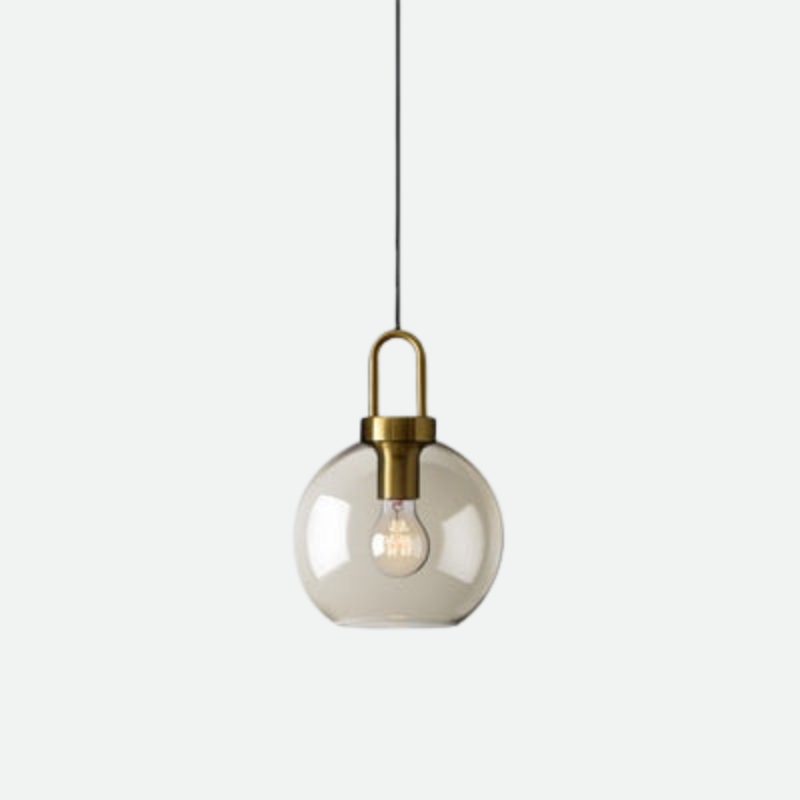 Cafe Sculpted Glass Pendant Light