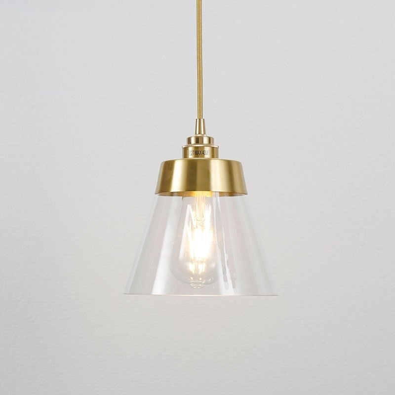 Symphony Glass & Brass Pendant Lights - Final Sale