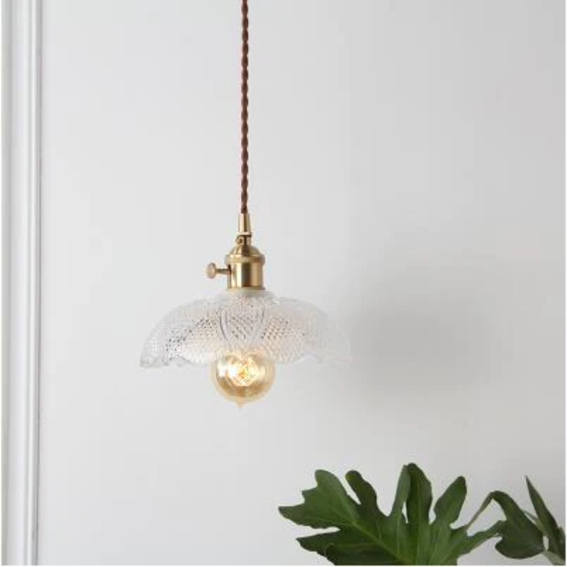 Vintage Petal Crystal Pendant Light Collection